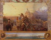 Leutze, Emmanuel Gottlieb Westward the Course of  Empire Take its Way china oil painting artist
